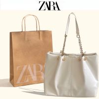 ZARAˉlarge capacity soft leather tote bag for women 2023 high-class college students portable shoulder bag