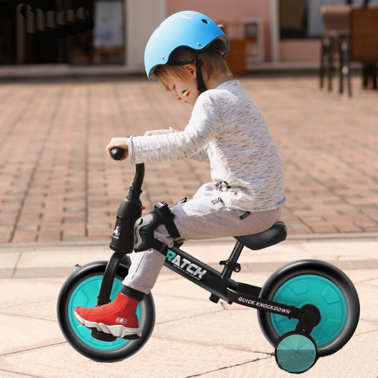 Xe thăng bằng tập đi tập đạp cho bé scratch kèm bánh phụ và bàn đạp dễ - ảnh sản phẩm 8