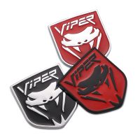 【Taste life】3D รถโลหะสติ๊กเกอร์สำหรับ VIPER งูเห่างูรถโลหะสติ๊กเกอร์พิทักษ์ SideBadge สัญลักษณ์ D Ecals กระจังหน้ารถสติ๊กเกอร์อุปกรณ์รถยนต์