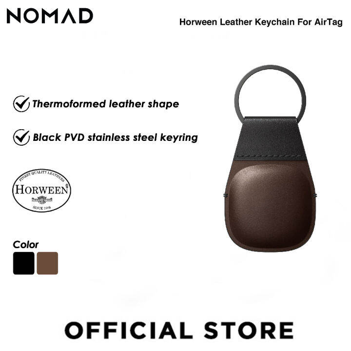 NOMAD Horween Leather Keychain For AirTag Lazada Singapore
