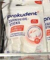 ⚡️AA German purchasing agent Prokudent elastic dental floss toothpicks and picks 40 pieces