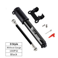 WEST BIKING Portable Bike Pump Gauge High Pressure Hand Pump Inflador Bicicleta Bike Accessories Schrader &amp; Presta Bicycle Pump