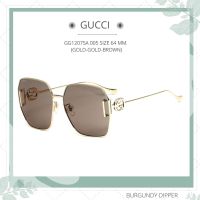 แว่นกันแดด GUCCI รุ่น GG1207SA 005 sz.64 (Gold-Gold-Brown)