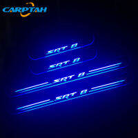 CARPTAH ชิ้นส่วนภายนอกรถ LED ธรณีประตูกวาดจาน P Athway แบบไดนามิกลำแสงแสงสำหรับไครสเลอร์ SRT8 SRT-8 2005 - 2018