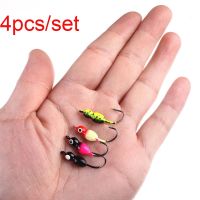 SCHEME 4PCS/Lot Artificial Jigging Balancer AD-Sharp Winter Bait Ice Fishing Lure Lead Hard Hook