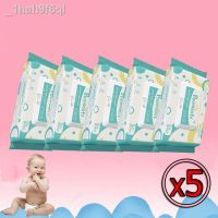 DES ทิชชู่เปียก ✷✠┇ ขนาด 80 ชิ้น 5 แพ็ค ((400 ชิ้น)) เด็กผู้ชาย เด็กหญิง BABY wipes แผ่นทำความสะอาด กระดาษเปียก