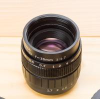 เลนส์มือหมุน Fujian 35mm F1.7 ( ไม่แถม Adapter ) เลนส์ละลาย โบเก้หมุนวนๆ สำหรับใส่กล้อง Mirrorless ทุกรุ่น ( เลนส์มือหมุน )