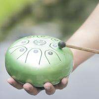 WDGREAT 5.5 เหล็กลิ้นกลอง Handpan Mallets กระเป๋าพกพาสำหรับของขวัญเด็ก