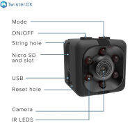 SQ11กล้อง IP อัจฉริยะ720P สำหรับใช้ร่วมกันได้หลายคนกล้องวิดีโอมองเห็นกลางคืนไร้สาย360องศาชาร์จผ่าน Usb