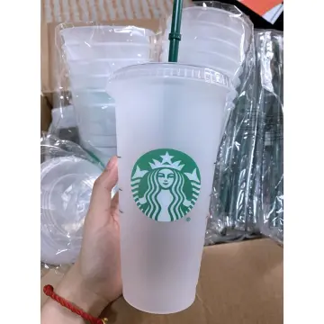 Plastic Reusable Cold Cup with Lid & Straw - 24 fl oz: Starbucks