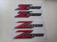 สติ๊กเกอร์ Z EDITION ติดข้างท้ายกระบะ โยโยต้า ไฮลักซ์ รีโว  1 ชุด มี 2 ชิ้น  งานสกรีน ขนาดเท่า original