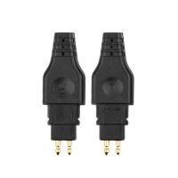 2 Pcs Mini Earphone Cable Pin Connector for Sennheiser HD650 HD600 HD580 HD25 Black