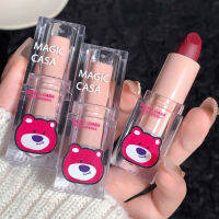 มายากล CASA Lipstik Matte สตรอเบอร์รี่หมี Lipstik Lotto Lipstik Matte กันน้ำคงทน-GY