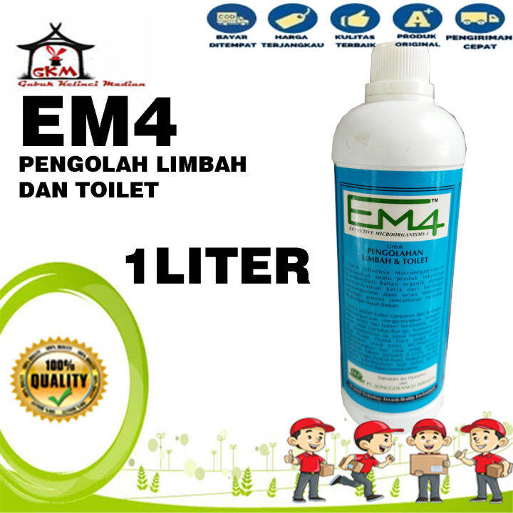 EM4 Pengolahan Limbah dan Toilet 1 Liter | Lazada Indonesia