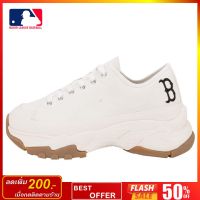 MLB รองเท้าผ้าใบ CHUNKY LOW UNISEX SNEAKER 3ASHU211N 43WHS BOSTON RED SOX WHITE รองเท้าลำลอง รุ่นท็อป โดดเด่นด้วยการออกแบบและสีที่สวย