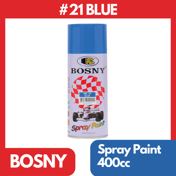 Bosny 21 Blue Original Acrylic Spray Paint 400cc Lazada PH