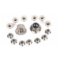 Gratis Pengiriman 304 Flange Locknut Stainless Steel Nylon Hexagonal Pad Self-Locking Lock Nut M4 M5 M6 M8 M10 m12