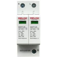 ต้นฉบับ Delixi surge protector lightning protection 4P three-phase single-phase household DZ47Y-40 switch lightning protection disconnector 220v