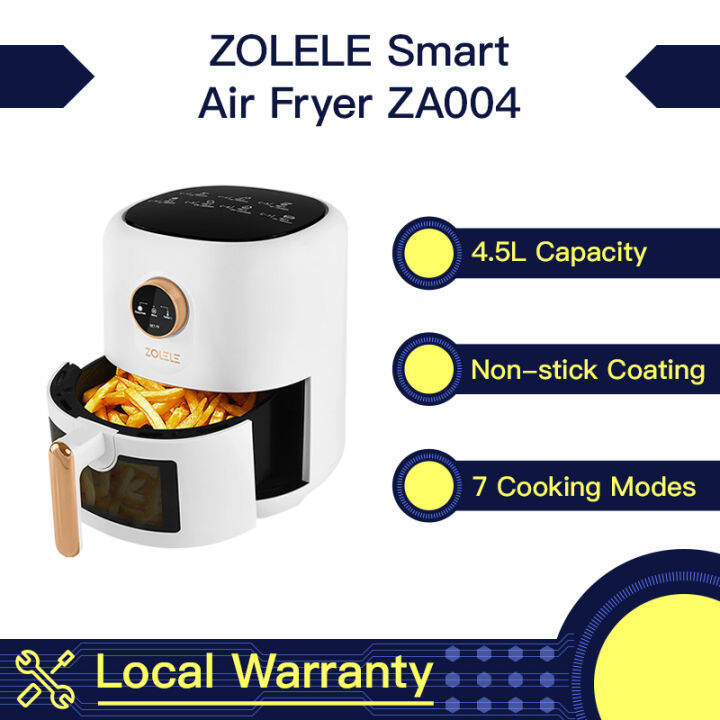 ZOLELE 4.5L Visual Air Fryer Multi Function Air Fyer Kitchen Oven