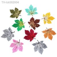 ❡✶ 10pcs/lot Embroidered Maple Patch Iron On Sew On Leaf Badge For Jeans Clothes Backpack Coats Cap Stickers Diy Appliques Supplier