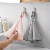 New Creative Round Hand Towels Wall-Mounted Soft Quick-dry Face Hair Thicken Towel For Home Kitchen Bathroom Accessories Towels