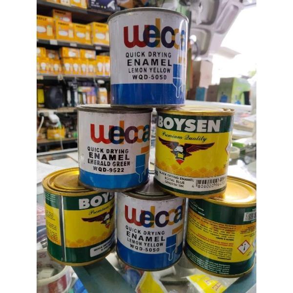 BOYSEN / WELCOAT Quick Drying Enamel Paint 1/4Liter ( various color for ...