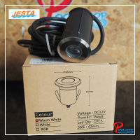 Jesta Strainless Stell Underwater Light 1W/12V/DC  ไฟสระว่ายน้ำแสง Wram White