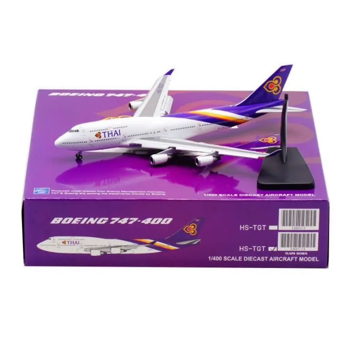 Diecast 1 400 Scale Thai Airways B747 400 HS TGT diecast-1-400-scale-thai-airways-b747-400-hs-tgt
