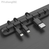 Cable Organizer Silicone USB Cable Winder Desktop Tidy Management Clips Cable Holder for Mouse Headphone Wire Organizer