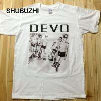 Devo ไม่ยอมใครง่ายๆ Devo ปริมาณสอง2เพลงร็อควงซีดีเสื้อยืด U Nisex DO2ผู้ชาย Tee เสื้อแบรนด์หรูท็อปส์ผ้าฝ้ายประเดิม