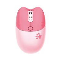 MOFii KITTEN 2.4G WIRELESS MOUSE PINK (1Y) (IP4-002237) เมาส์ไร้สายรูปทรงแมวเหมียว