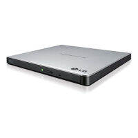 LG Electronics External Slim DVDRW 8X USB with Cyberlink Optical Drives GP65NS60 Drive Silver