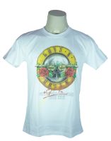 เสื้อวง GUNS N ROSES เสื้อยืด วงดนตรี กันส์แอนด์โรสเซส ไซส์ยุโรป PTB8153