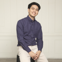 เสื้อเชิ้ต แบรนด์ Percept Oxford Button Down ยับยาก รีดง่าย ระบายอากาศได้ดี