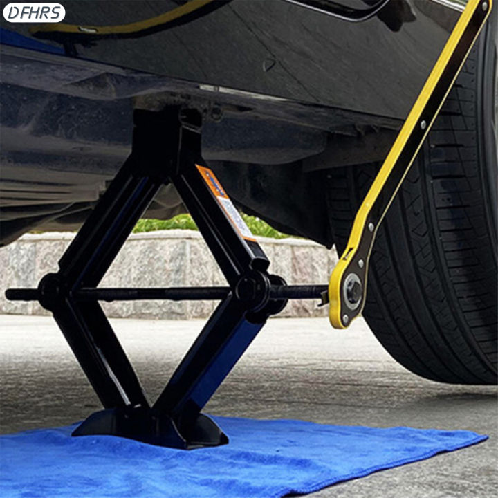 dfhrs-ซ่อมรถกรรไกรประหยัดแรงงานล้อยางโรงรถประแจที่จับเครื่องมือซ่อมแซมสำหรับอุปกรณ์เสริมรถยนต์