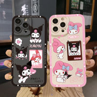 สำหรับ Infinix Hot 12i 10S 11 10 Play 11S 10i สมาร์ท6 HD X6511 X657B X6512น่ารักอะนิเมะ My Melody Kuromi คุณภาพสูงเลนส์กล้องป้องกัน Square Edge Cover Full Len ป้องกันกรณี