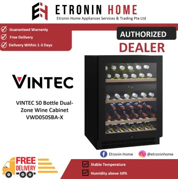 Vintec 50 outlet bottle dual zone