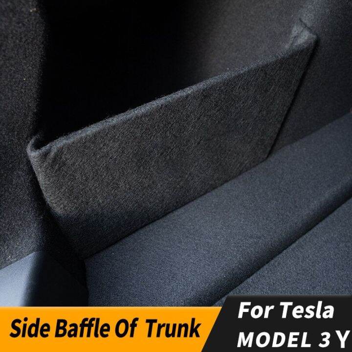 Trunk Baffle For Tesla Model 3 Y Tail Box Separate Storage Partitions