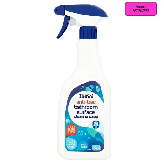 Tesco Anti+Bac Bathroom Surface Cleaning Spray 750ml Lazada