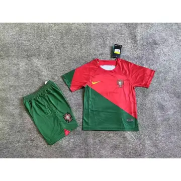 Boy'activewear T-Shirt and Short Cristiano Ronaldo 2022 World Cup Portugal  Soccer Jersey Traning Suit for Kids Youth and Adults