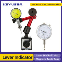 Leverage Dial Indicator ที่วางฐานแม่เหล็กขาตั้งไมโครมิเตอร์เครื่องมือวัด Dial Gauge ตัวบ่งชี้ความแม่นยำเครื่องมือวัด