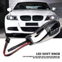 LHD อัตโนมัติ LED เกียร์ Shift Knob สำหรับ E90 E91 E93 E81 E82 E84 E87 E88 E89 Electroplating สีดำ