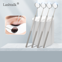 Lashtalk กระจกตรวจตัวต่อขนตาเครื่องมือช่างแต่งหน้ากระจกทันตกรรมปากขนตาปลอมสวยงาม