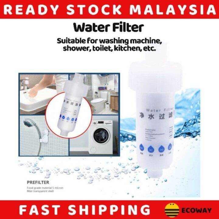 Water Filter for Washing Machine Shower Tap Sink Toilet Bathroom