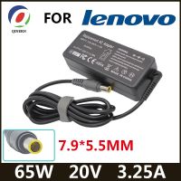 20V 3.25A 65W 7.9*5.5Mm 8 Pin อะแด็ปเตอร์แล็ปท็อปไฟ AC สำหรับตัวเสียบแจ๊คเลอโนโวไอบีเอ็ม C100 C200 N200 X200 X300 R400 R500 T410 T510 V100ที่ชาร์จ V200 Yuebian