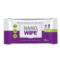 Nano Wet Wipe Reduce Microbes With Nano Silver Anti-Bacteria For Dogs, Cats, Rabbits (80 Sheets/Pack)