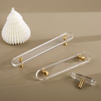 【LZ】∈  Brass Crystal Furniture Handle Cabinet Knobs Kitchen Dresser Cupboard Door Drawer Pulls Furniture Hardware