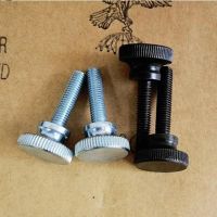 10PCS/LOT M3 M4 M5 M6 steel with black or blue zinc Step Knurled High Head Hand tighten Thumb Screws Fasteners