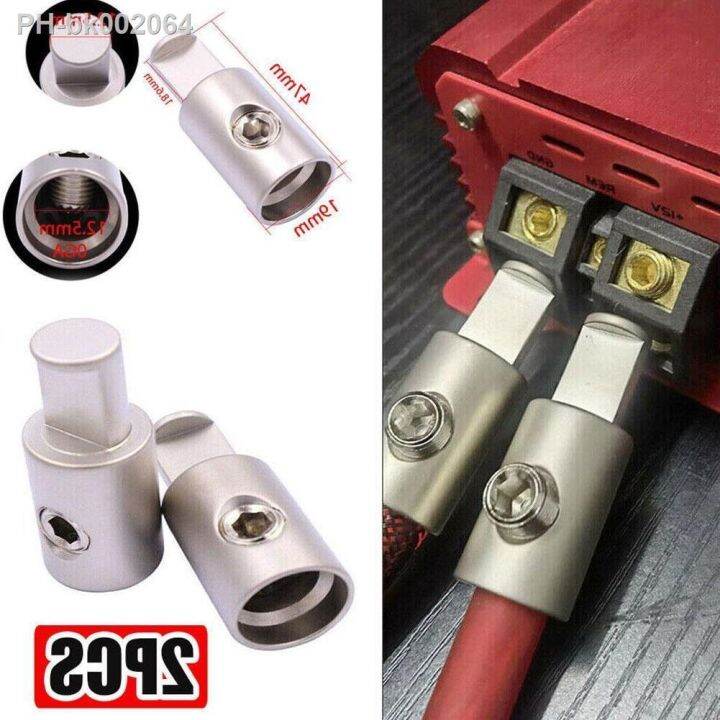 1Pair Car Audio 1/0 Gauge To 0 Gauge Power Ground Wire Car Audio