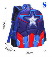 MARVEL Children 3D Cute Design Backpack boys Primary school bag kids Kindergarten backpack Mochila